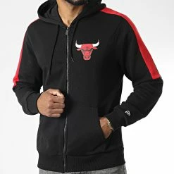 Budget 🤩 Sweat Capuche Panel Chicago Bulls Noir de New Era ⌛ -New Era Soldes 2022 new era 344803 60292313 20221031T140543 03