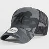 Grosses soldes 🛒 Casquette Trucker Midnight Camo New York Yankees Noir de New Era 🎉