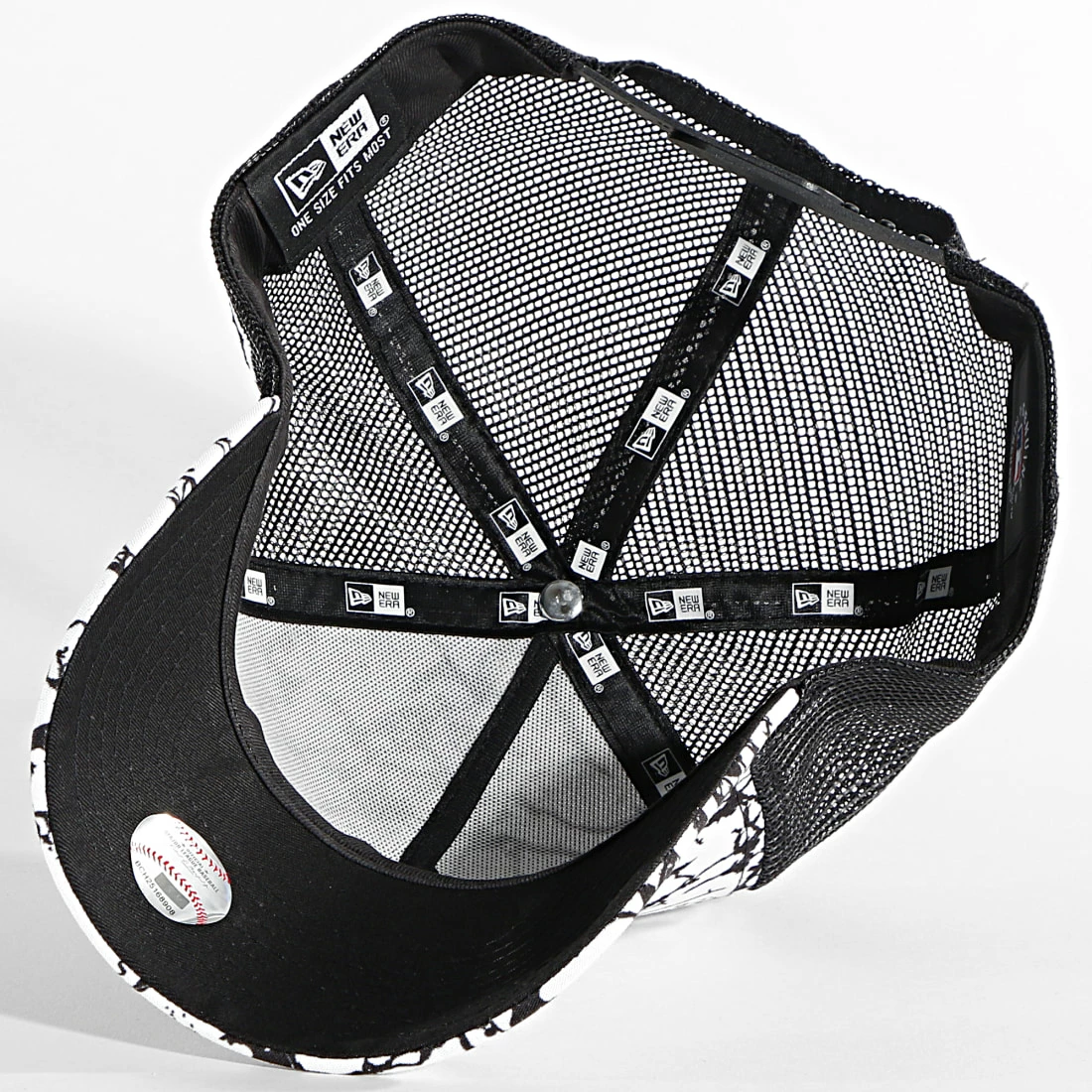 Meilleure affaire ⭐ Casquette Trucker Marble Print New York Yankees Noir Blanc de New Era ✨ 4 Meilleure affaire ⭐ Casquette Trucker Marble Print New York Yankees Noir Blanc de New Era ✨ – Image 4