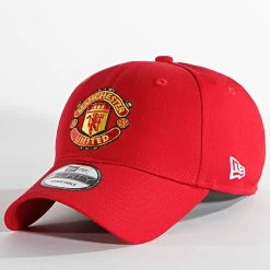 Bon marché 🥰 Casquette 9Forty Basic Manchester United Rouge de New Era ❤️
