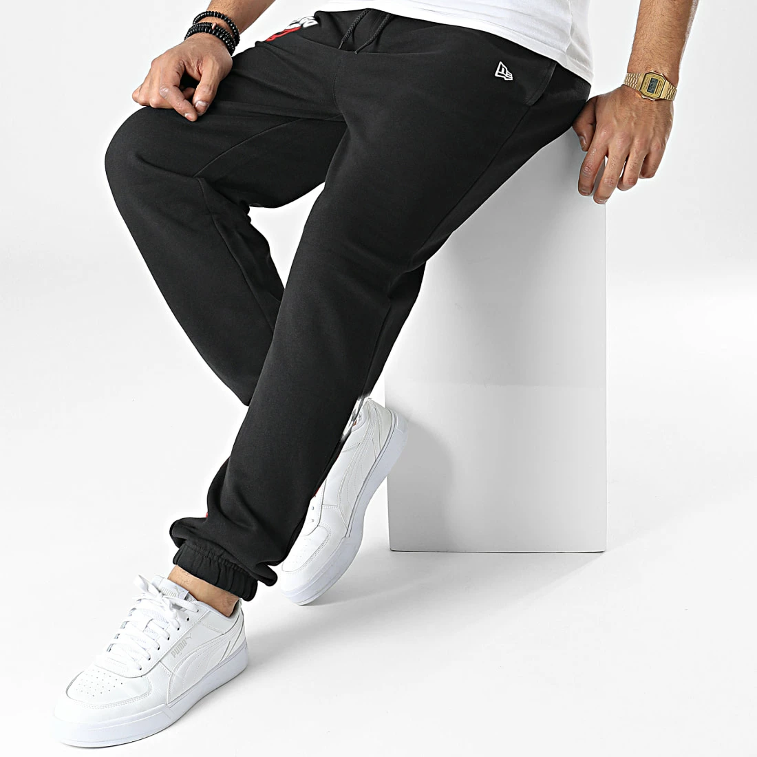 Promo 🛒 Pantalon Jogging Chicago Bulls NBA 60292367 Noir de New Era 💯 3 Promo 🛒 Pantalon Jogging Chicago Bulls NBA 60292367 Noir de New Era 💯 – Image 3