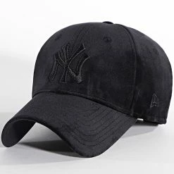 Promo 🛒 Casquette ⚾ Baseball Femme 9Forty Velours New York Yankees 60292435 Noir de New Era 🧨