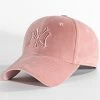 Vente flash ❤️ Casquette ⚾ Baseball Femme 9Forty Velours New York Yankees 60292441 Rose de New Era 🎉