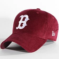 Sortie ⌛ Casquette ⚾ Baseball Velours Boston Red Sox 60292445 Bordeaux de New Era 🌟
