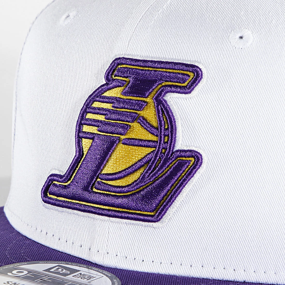 Nouveau ⌛ Casquette Snapback 9Fifty Los Angeles Lakers 60292477 Blanc Violet de New Era 🌟 2 Nouveau ⌛ Casquette Snapback 9Fifty Los Angeles Lakers 60292477 Blanc Violet de New Era 🌟 – Image 2