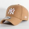 Le moins cher ✔️ Casquette ⚾ Baseball 9Forty New York Yankees 60292549 Beige de New Era ✨