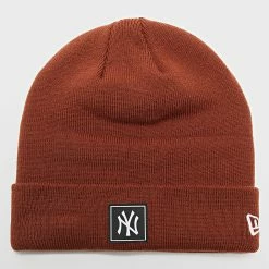 Meilleur prix 🎉 Bonnet Team Cuff New York Yankees Marron de New Era 💯