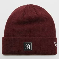 Meilleur prix 💯 Bonnet Team Cuff New York Yankees Bordeaux de New Era 🤩