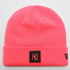 Budget 😍 Bonnet Team Cuff New York Yankees Rose Fluo de New Era ✨