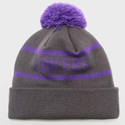 Vente flash 🌟 Bonnet Jake Cuff Los Angeles Lakers Gris de New Era ✨ -New Era Soldes 2022 new era 346297 60292632 20221114T155823 04