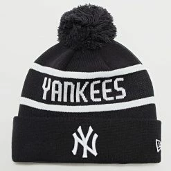 Nouveau 🤩 Bonnet Jake Cuff New York Yankees Noir de New Era ✔️