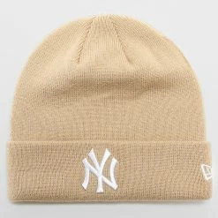 Remise ✨ Bonnet Femme League Essential New York Yankees Beige de New Era 🎉