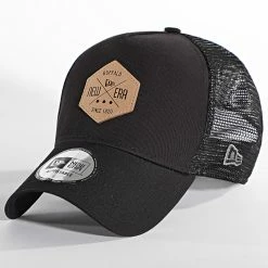 Promo ❤️ Casquette Trucker Heritage Patch Noir de New Era 😍