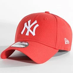 Nouveau 🔔 Casquette ⚾ Baseball 9Forty New York Yankees League Essential 60292507 Rouge de New Era ⭐