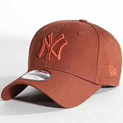 Vente flash 🎉 Casquette ⚾ Baseball 9Forty New York Yankees 60292508 Marron de New Era 🥰