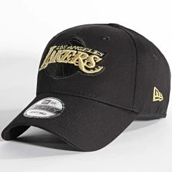 Meilleure affaire ✔️ Casquette 9Forty Los Angeles Lakers Metallic 60292544 Noir Doré de New Era ✨