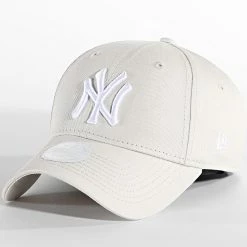 Meilleure affaire 🧨 Casquette Femme 9Forty League Essential New York Yankees Beige de New Era 😀