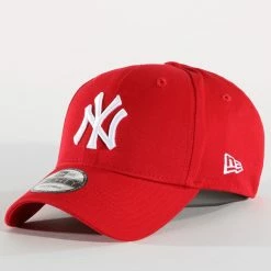 Budget 🛒 Casquette 9Forty League Basic New York Yankees Rouge Blanc de New Era ✔️
