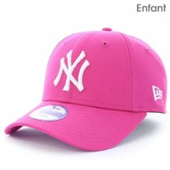 Vente flash 🎉 Casquette Enfant 940 MLB League New York Yankees Rose de New Era 🥰